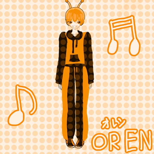 オレン擬人化🎧