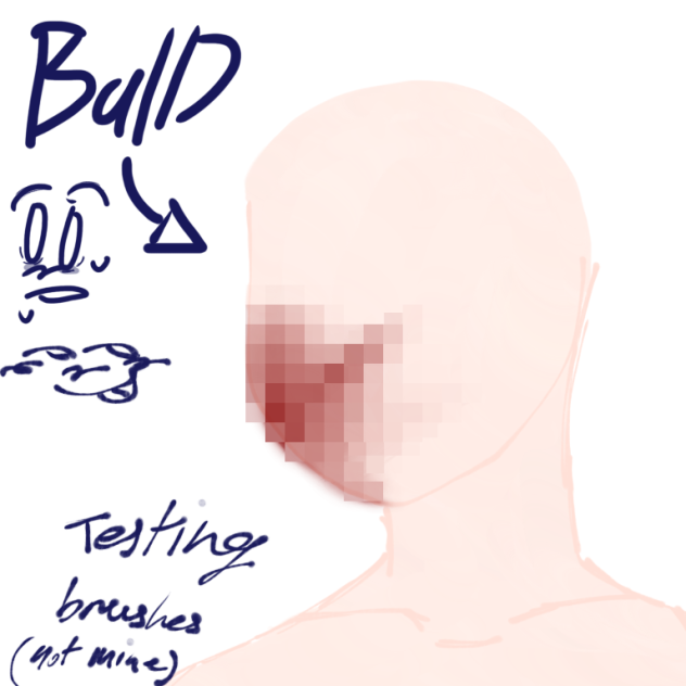 TESTING BRUSHES (I DO NOT OWN THE BRUSH) - ibisPaint