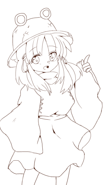 ケロちゃん(塗ってください)