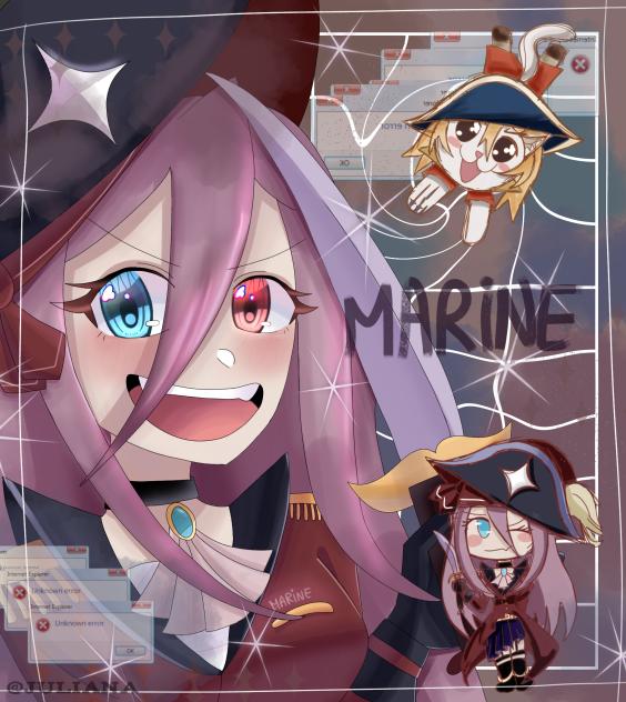 Marine the captain - ibisPaint
