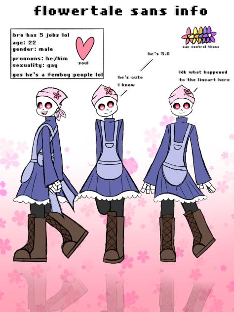 flowertale sans info