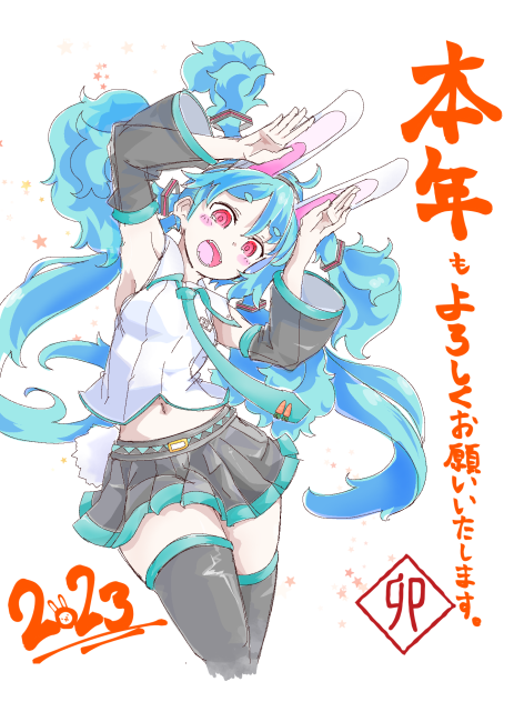 新年あけましておめでとう🐇