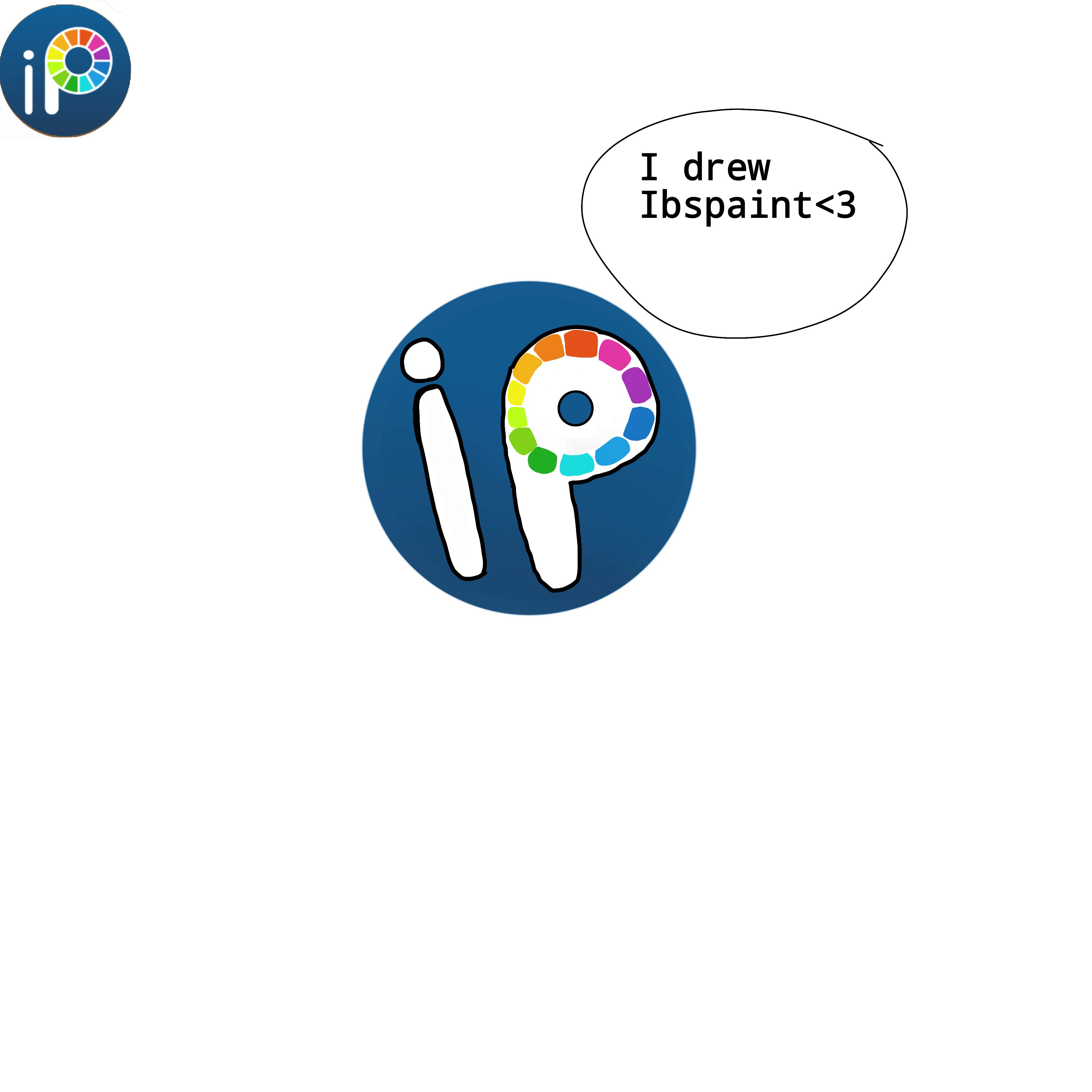 I drew Ibspaint First time -_- - ibisPaint