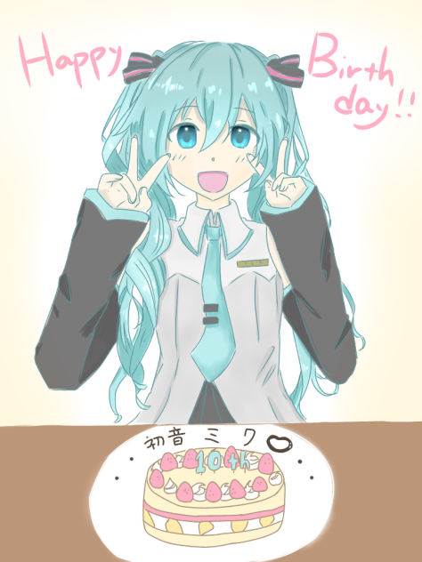 初音ミク描いてみました
