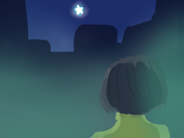 A lonely star