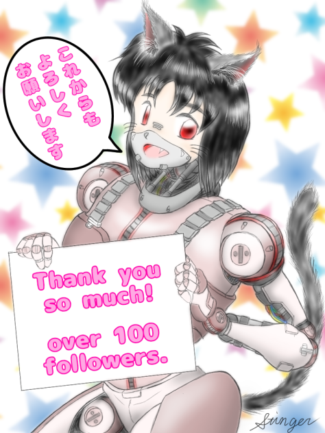 フォロワーさんありがとう！ 機械的猫娘通常仕様