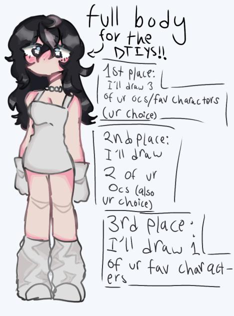 full body for the dtiys and some info🙏