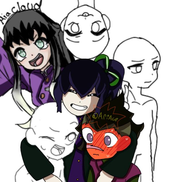 Demon slayer collab lol