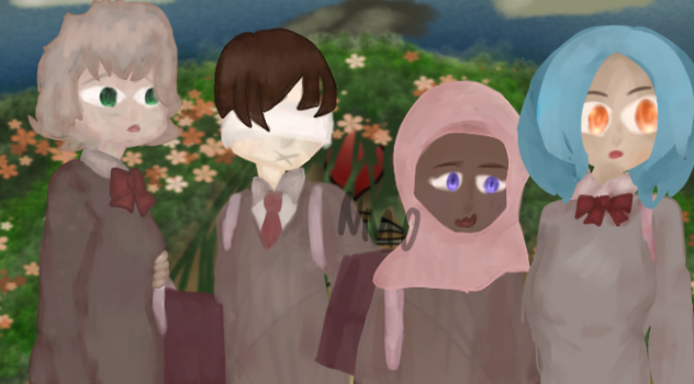 On the way home from school