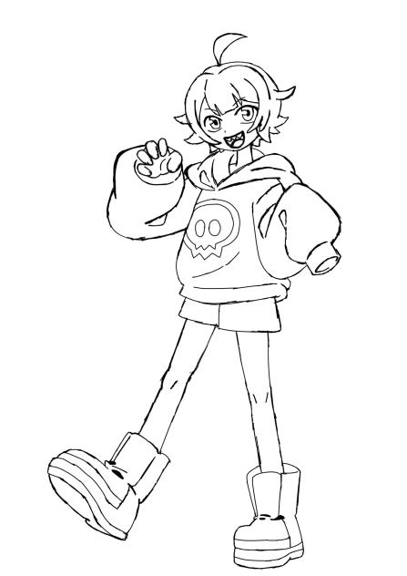 しにがみくん(模写)