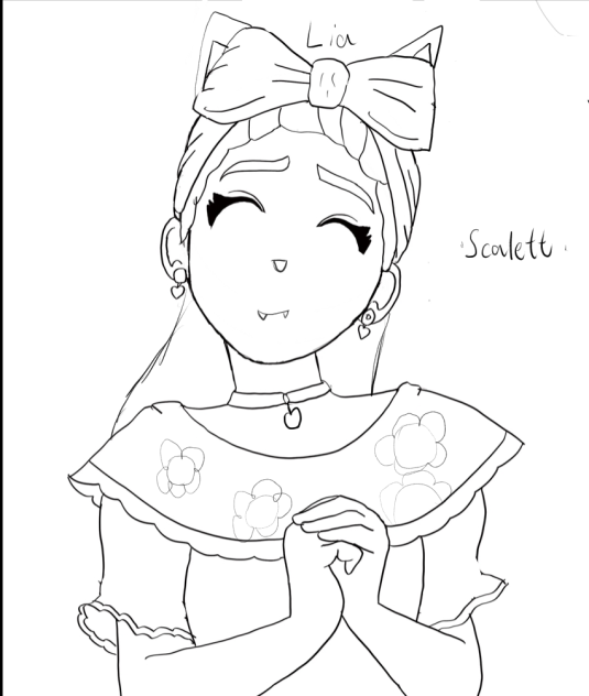 Lisa (if you colour in please credit me