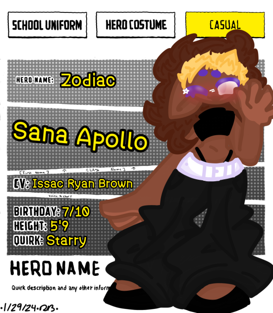 •Hero Template - Casual•