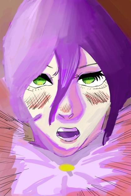 レゼ】原画一点物 ファンアート 色紙 イラスト アナログ アナログ