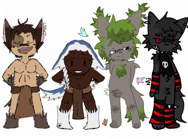 …WHY R THEY IN DIFFERENT STYLES..