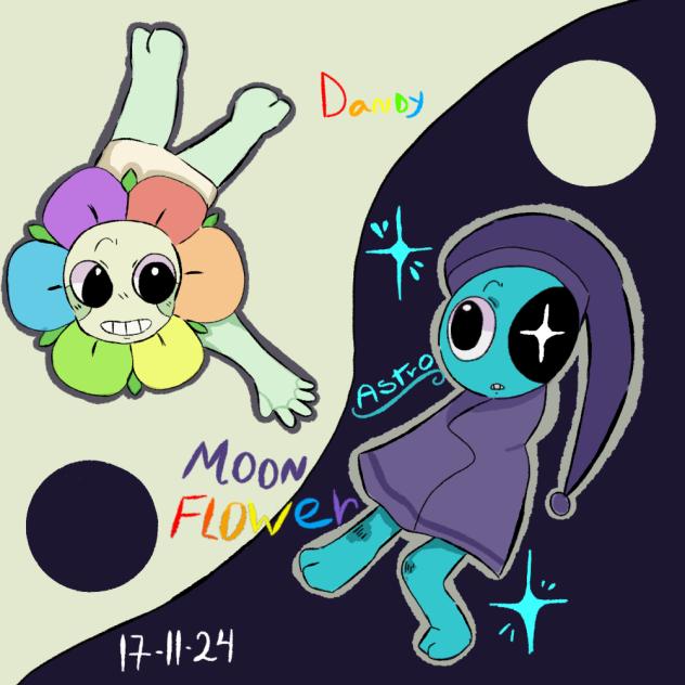 Astro e Dandy 🌙🌸 (MoonFlower)