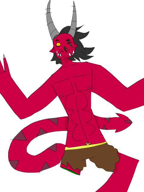 Another demon drawing - ibisPaint