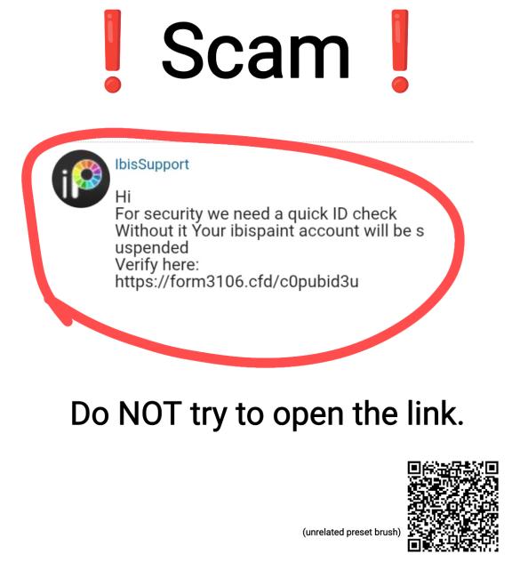SCAM WARNING