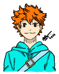 Hinata from haikyuu