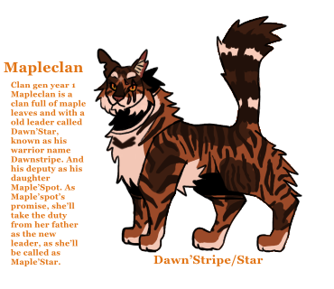 Mapleclan clan gen year 1