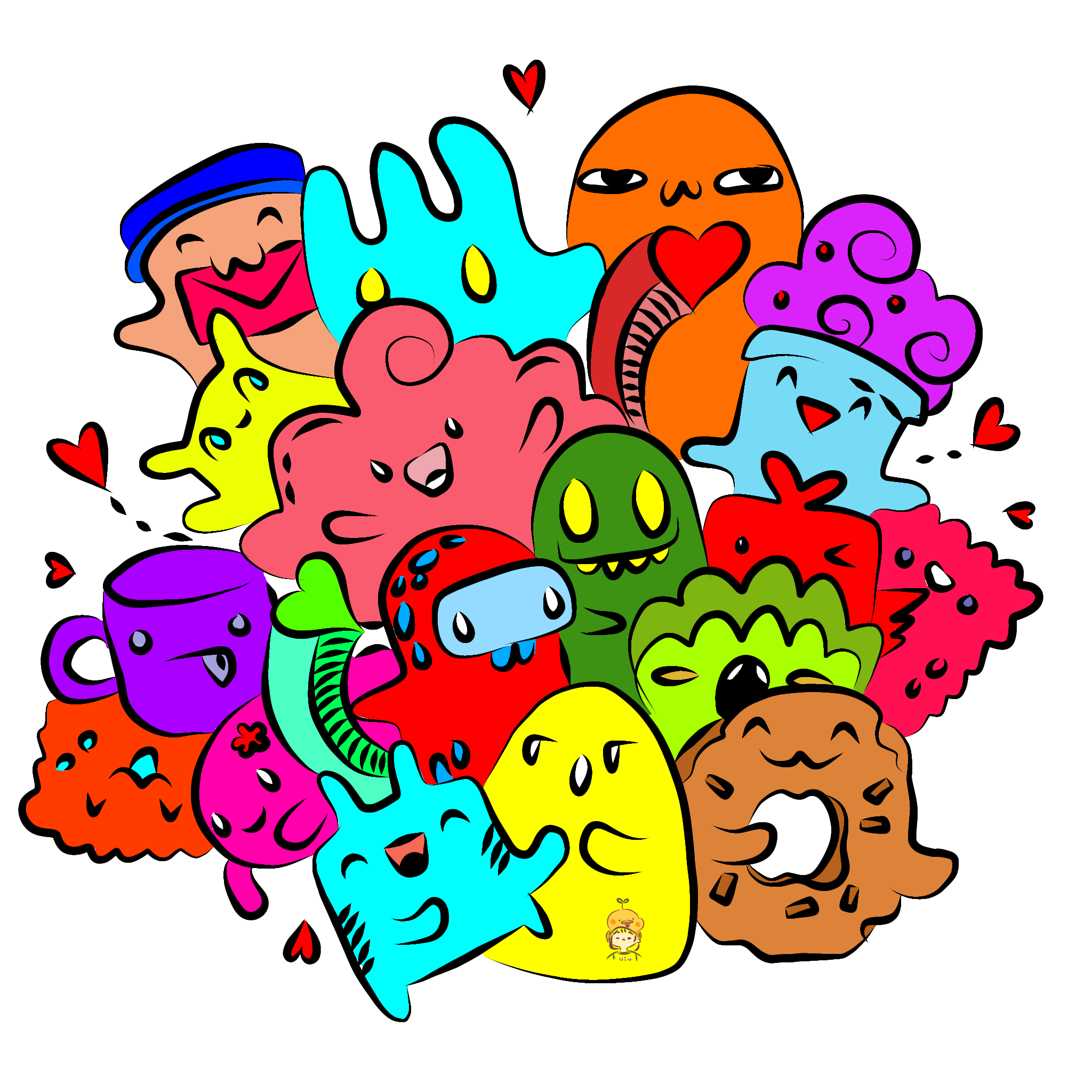 Cute Doodle - ibisPaint