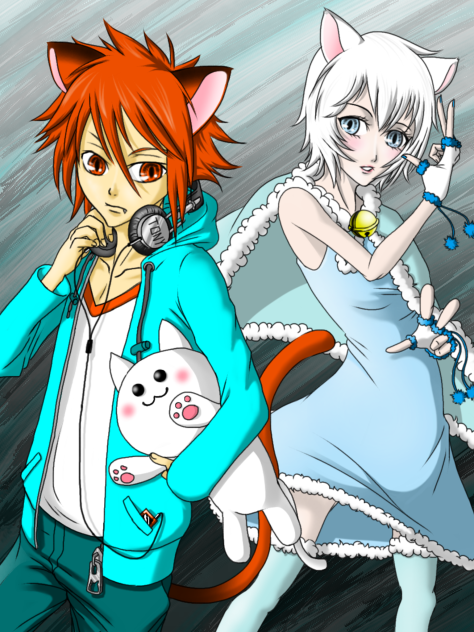 猫秋くんと猫雪ちゃん