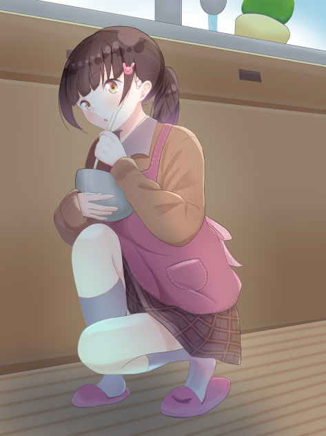 チョコ作り妹ちゃん