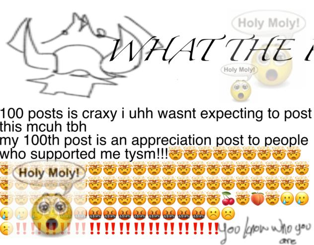 100POSTS WHATTTTTRRRTRT