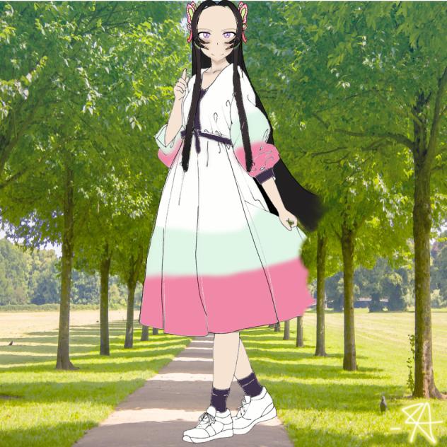 Kanae in modern clothes