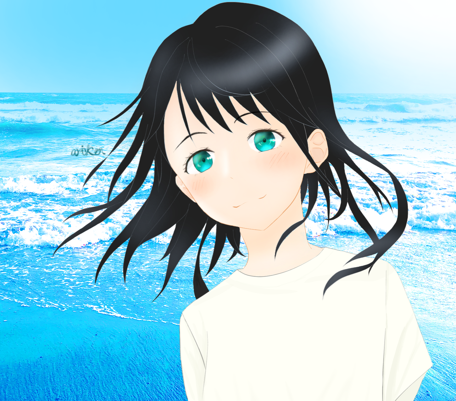 Ari 海デート Ibispaint