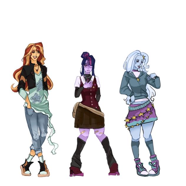 These DIVAS 🧡💜💙