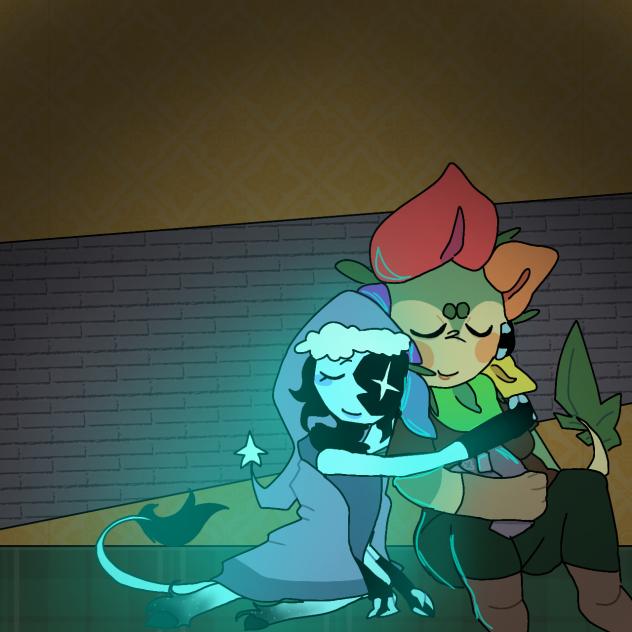 Dandy, Astro, and Pebble sleeping