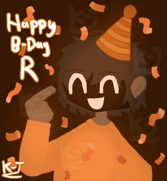 HAPPY B-DAY R - ibisPaint