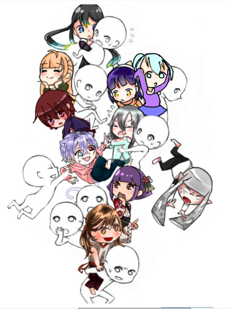 合作！みんな繋げてー