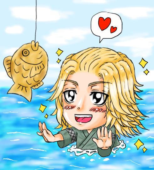 マイキーが釣れました！(色ありver.)