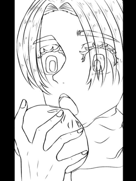 アニメーション線画