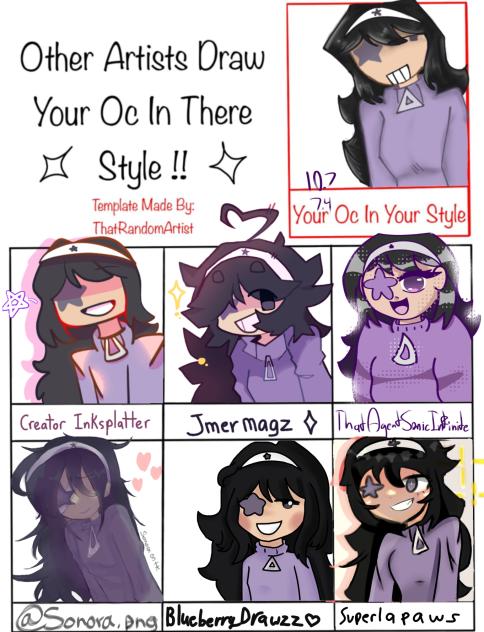 I drew someone’s oc in my style