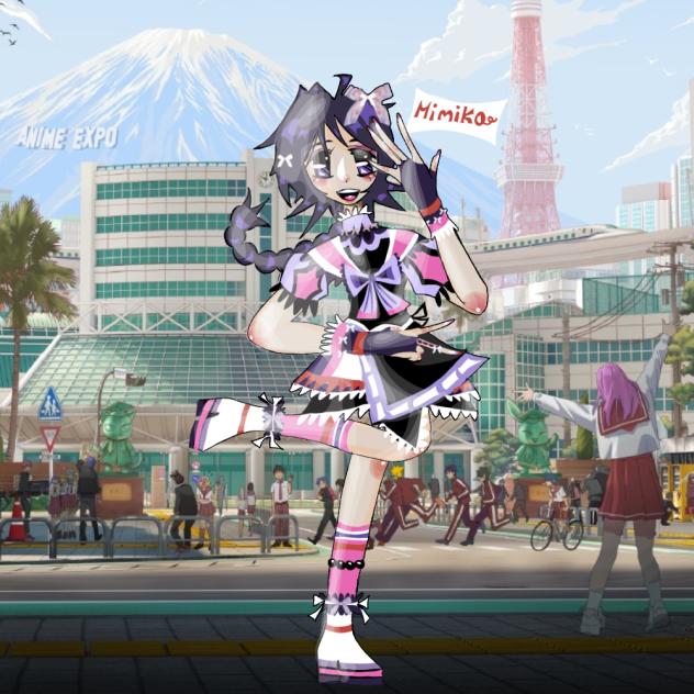 mimiko at anime expoo!!