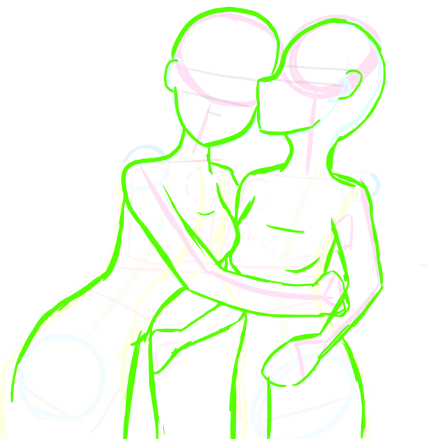 How to draw a body base