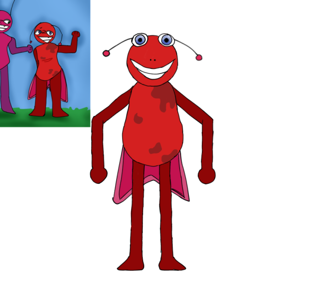 Bugbo oc in canon style!
