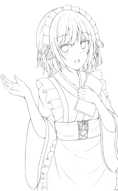 線画13
