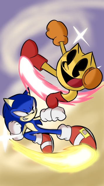 Pac Vs Sonic - ibisPaint