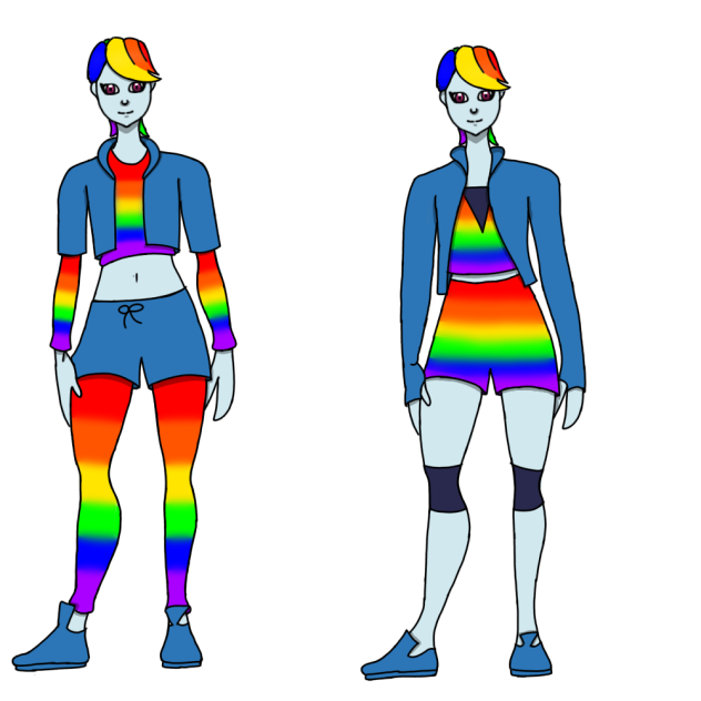 Rainbow dash redesign