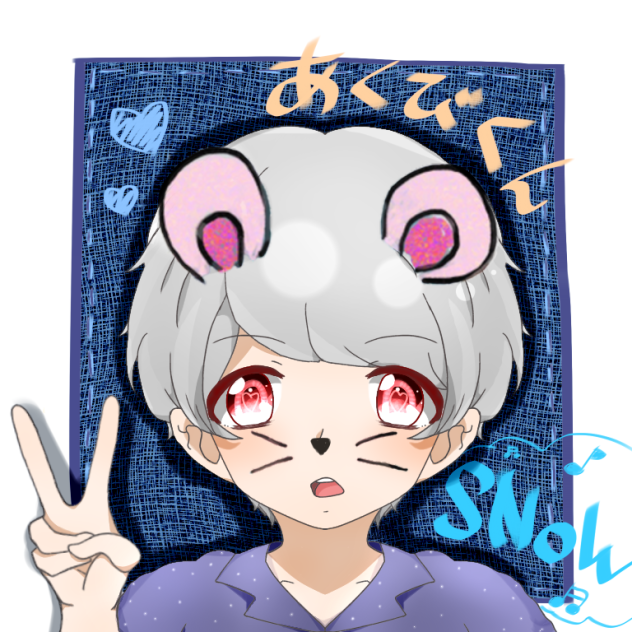 依頼絵(SNOW風)