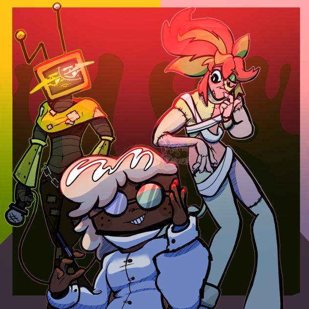 Berry Beast & Zapped Creation +Cosmo