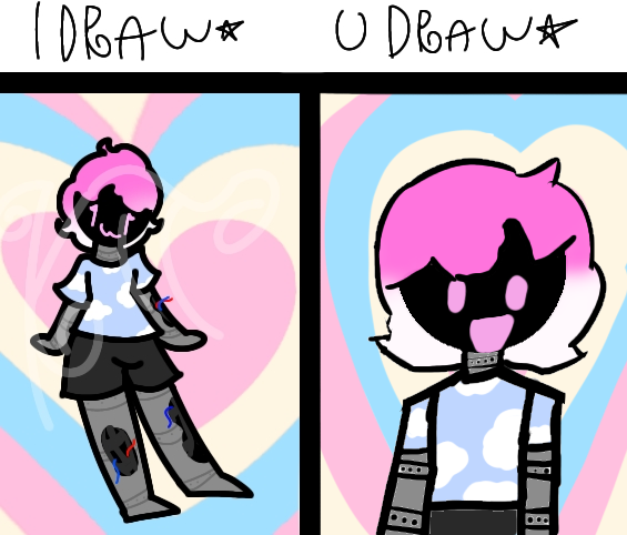 firt I draw u draw collab!