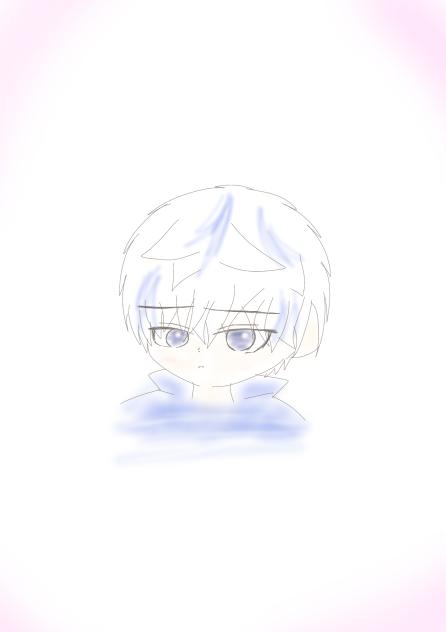 落書き💙🤍 ̖́-