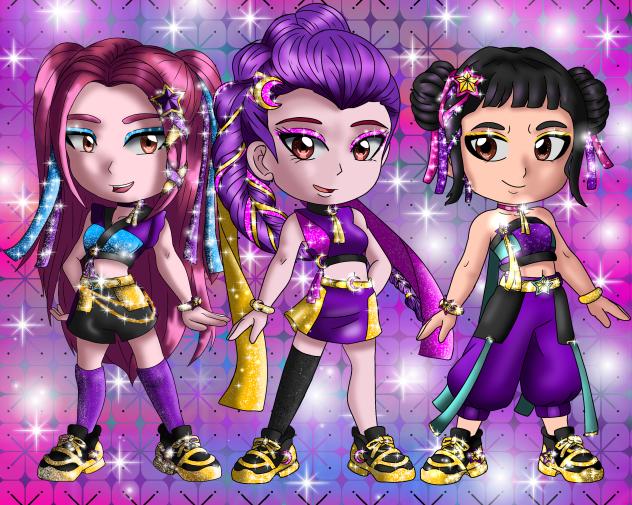 Chibi demon hunters