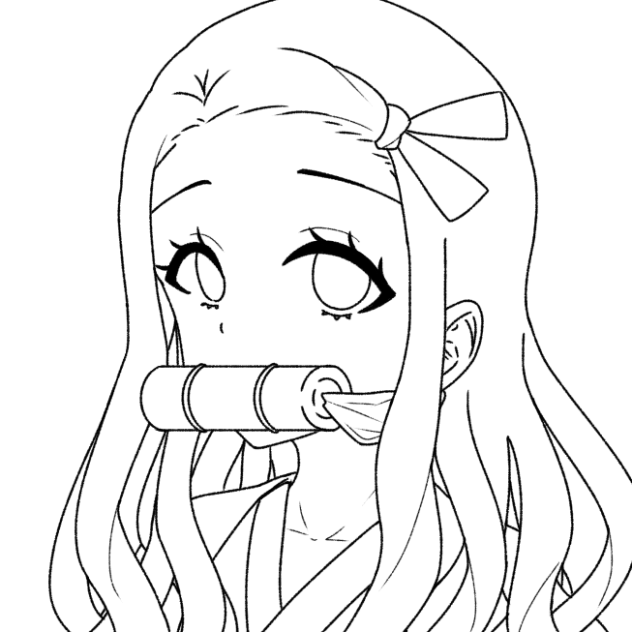 禰豆子ちゃん描いた