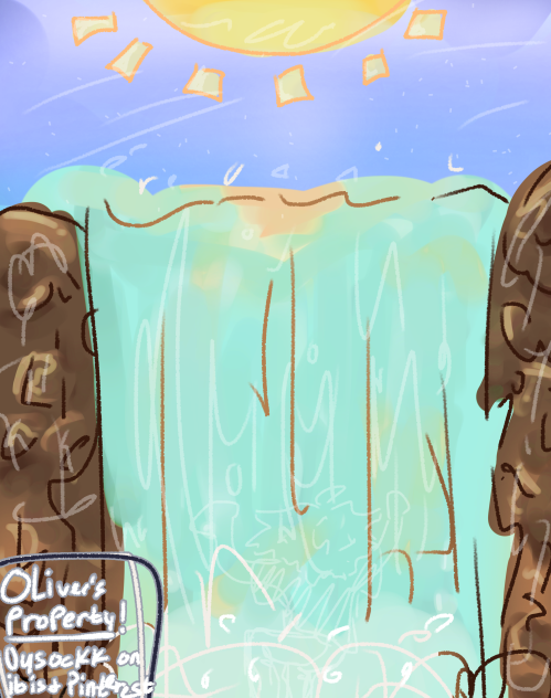 cool waterfall