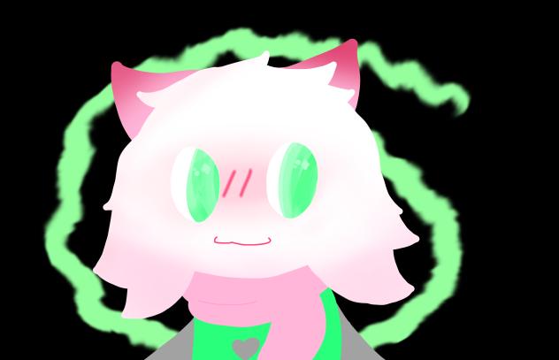Ralsei! (Sorry no glasses)